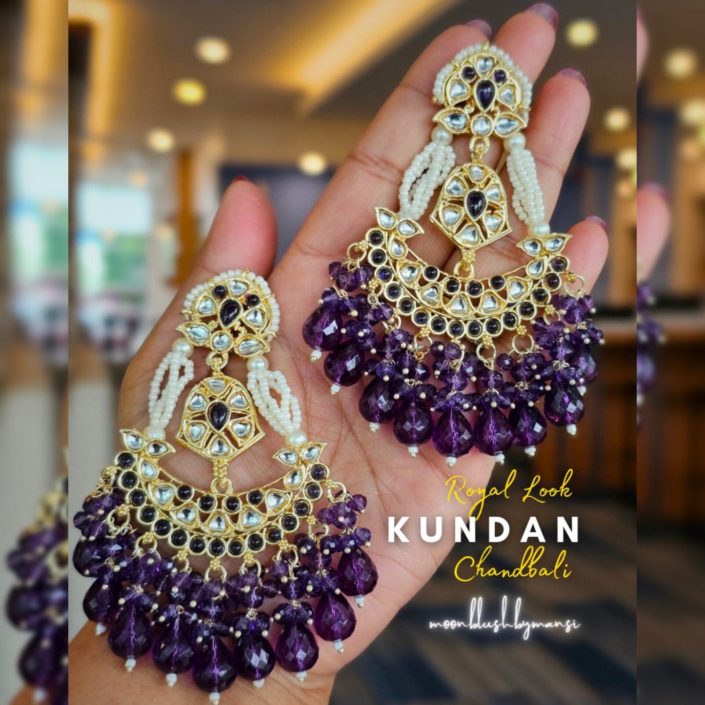 Royal Look Kudan Earrings - where tradition meets the style