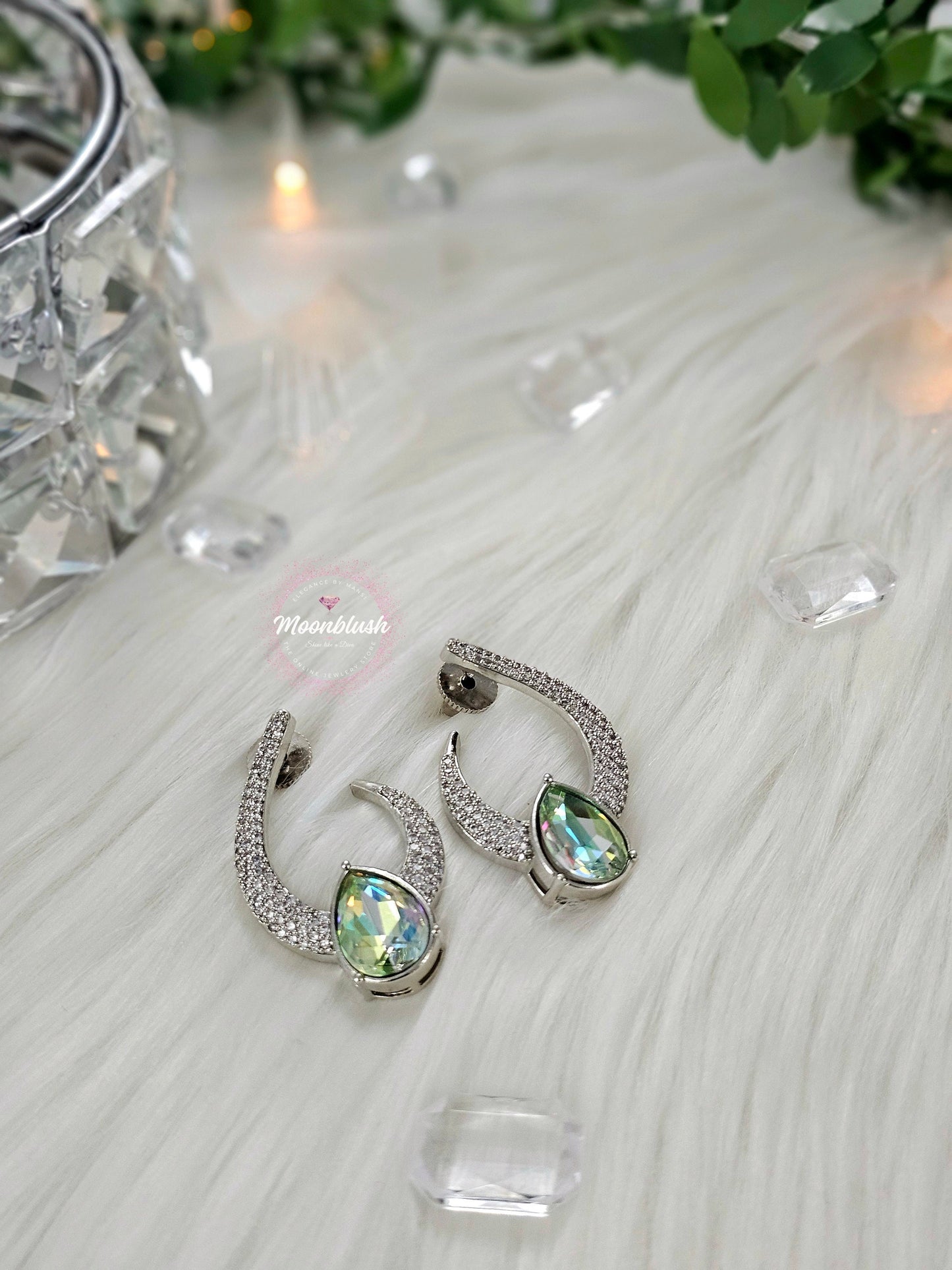 Dazzling American Diamond Earrings in Nano settings & CZ Stone