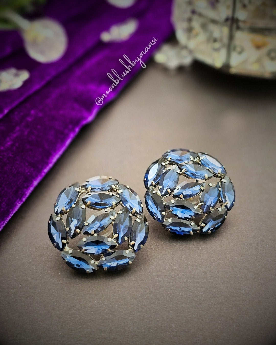 Shine on! Our Korean Crystal Glass Stone Studs are here to elevate your style
