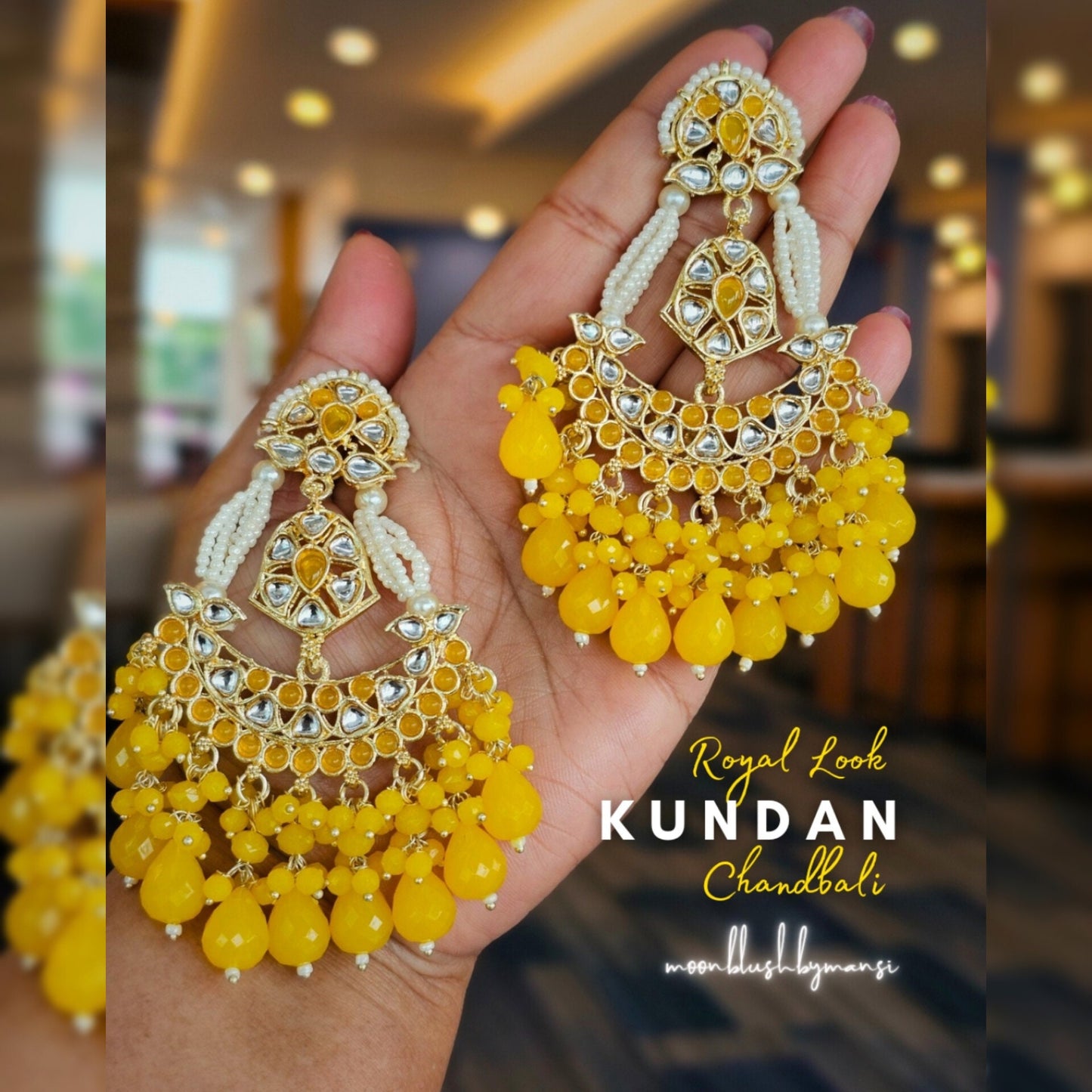 Royal Look Kudan Earrings - where tradition meets the style