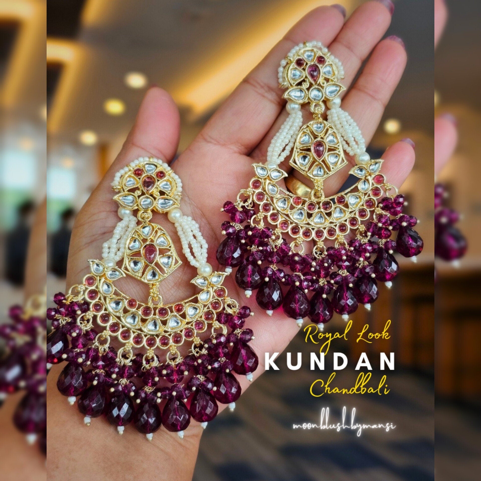 Royal Look Kudan Earrings - where tradition meets the style