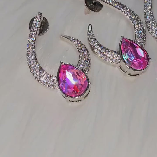 Dazzling American Diamond Earrings in Nano settings & CZ Stone